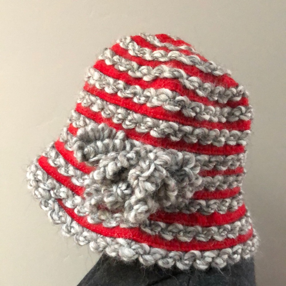 Wool Bucket Hat with Side Pom